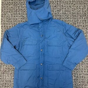 Women’s Vintage Woolrich Blue Hooded Jacket